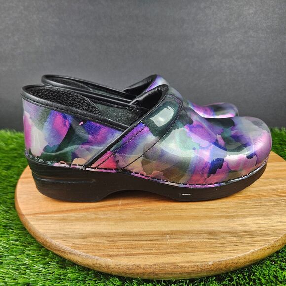 Dansko Shoes - Dansko Womens Mystic Clogs Professional Patent Leather Nursing EU 40 US 9.5-10